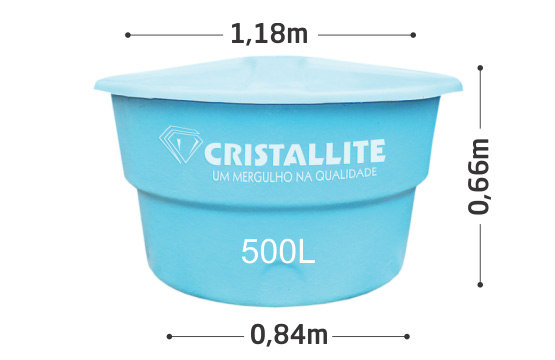 Caixa d'água 500L