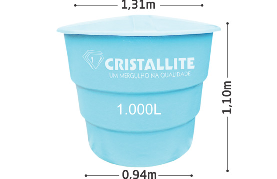 Caixa d'água 1.000L